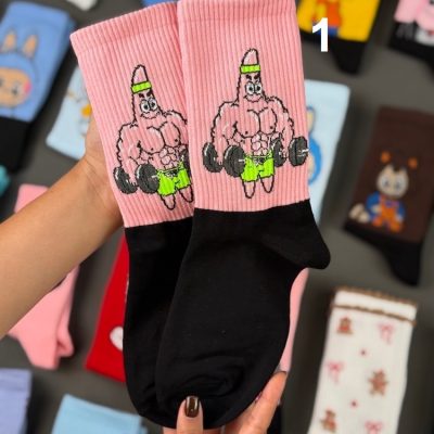 جوراب ساقدار طرح دار Le Roy